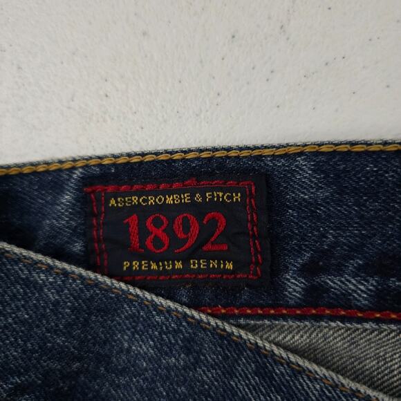 VTG Abercrombie bootcut jeans mens blue 32x30 denim Made USA 5849 - Picture 9 of 12
